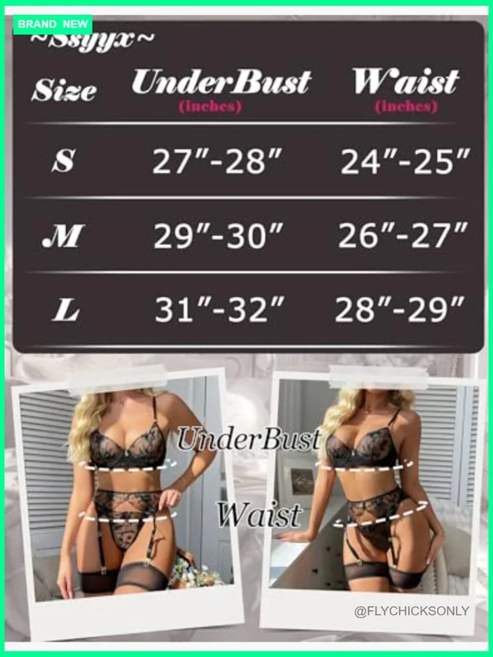 3 Piece Lace Lingerie Set with Garter Belt Teddy Sexy Bra and Panty Set